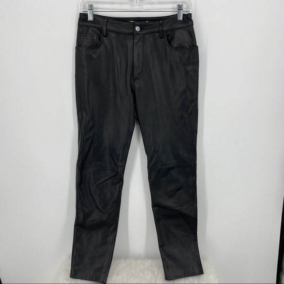 Gianni Bini Genuine Leather Pants Sz 2 
